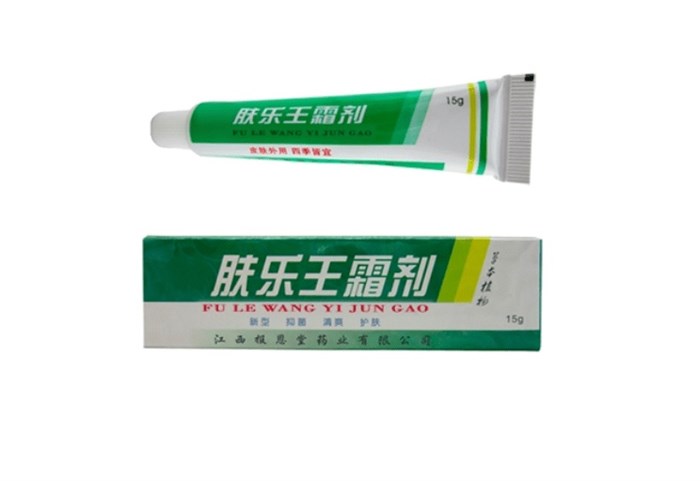 Мазь Фулэ И Цзюнь Гао  肤乐王抑菌膏  Fule Wang Yi Jun Gao  при псориазе, экземе, герпесе, ожогах 15 г - копия - фото 7540
