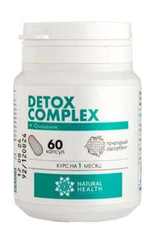 Комплекс Detox  Complex  60 капсул - для выведения токсинов и тяжелых металлов - фото 7723