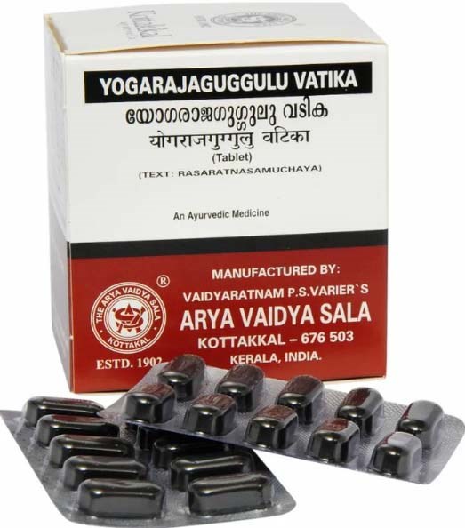 Йогарадж Гуггул Ватика Yogarajaguggulu Vatika Kottakkal Ayurveda 100 таб. 4145